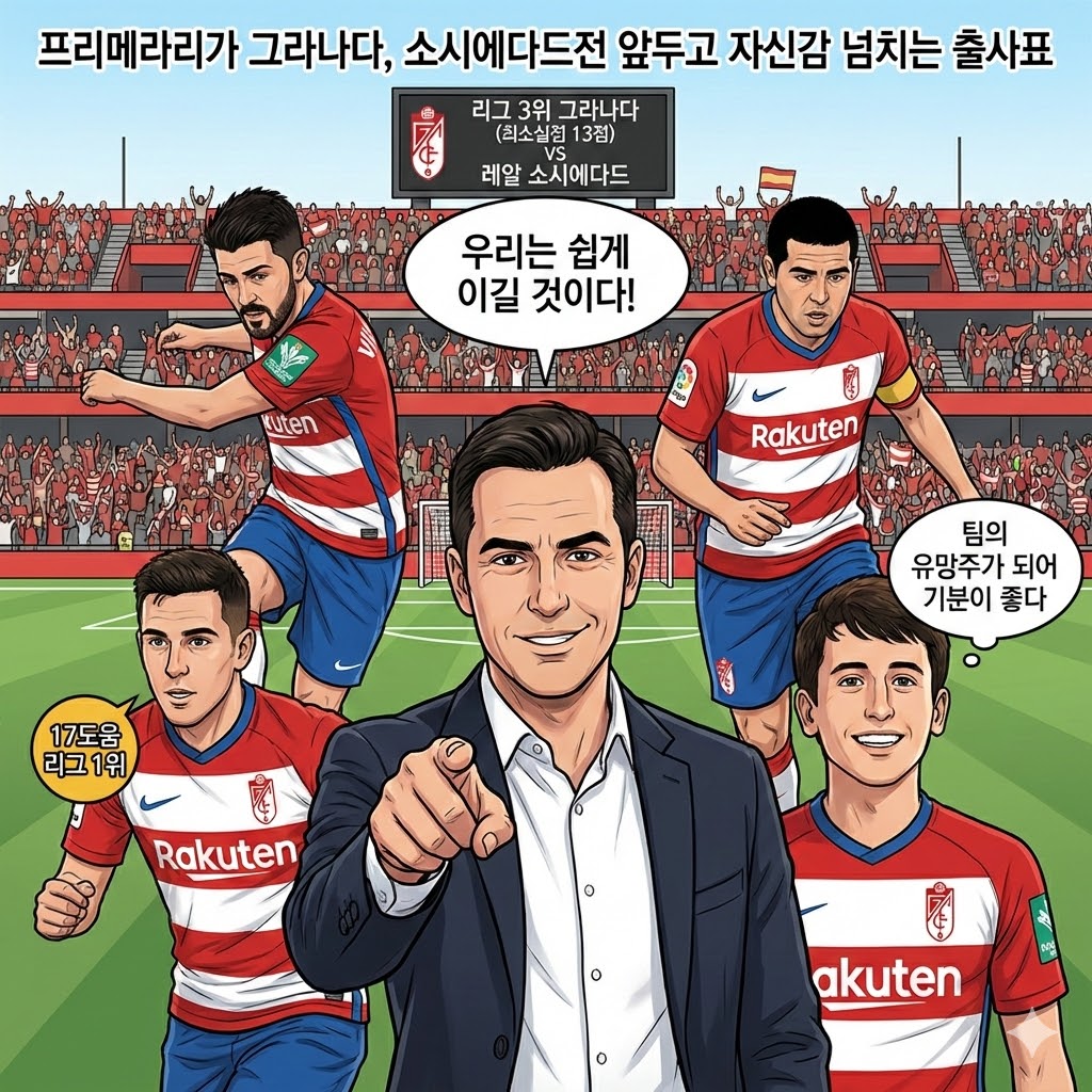 [도발] 그라나다 감독, 소시에다드에 ";쉽게 이긴다
